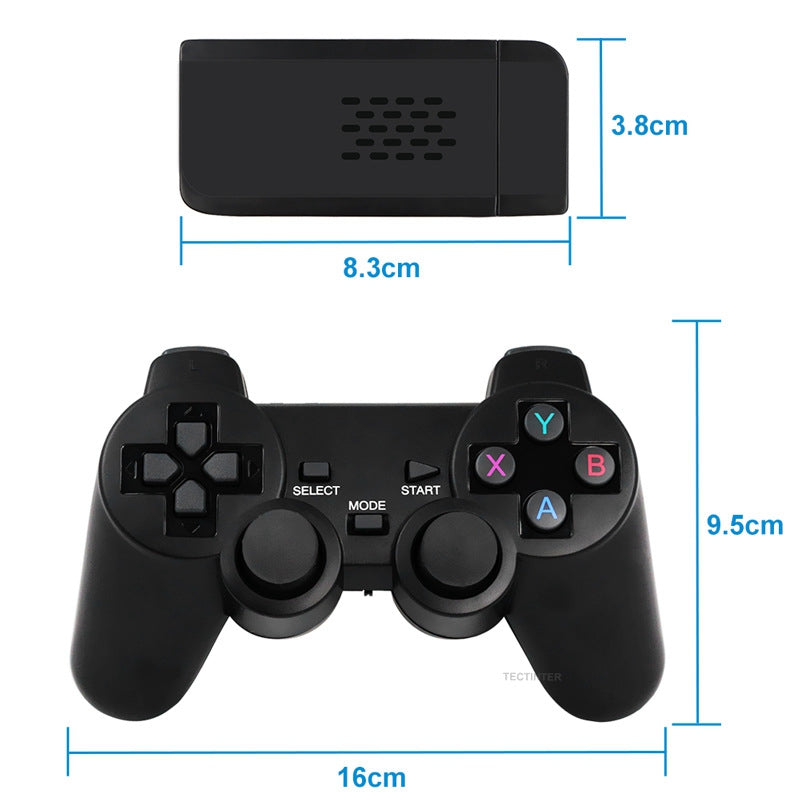 M8UB-66 64G trådløs spilkonsol med 10.000+ spil bærbare 2 controllere TV Game Stick til 6-14 år gammel (kort version) M8UB-66 64G trådløs spilkonsol med 10.000+ spil bærbare 2 controllere TV Game Stick til 6-14 år gammel (kort version)